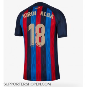 Barcelona Jordi Alba #18 Hemma Matchtröja 2022-23 Kortärmad